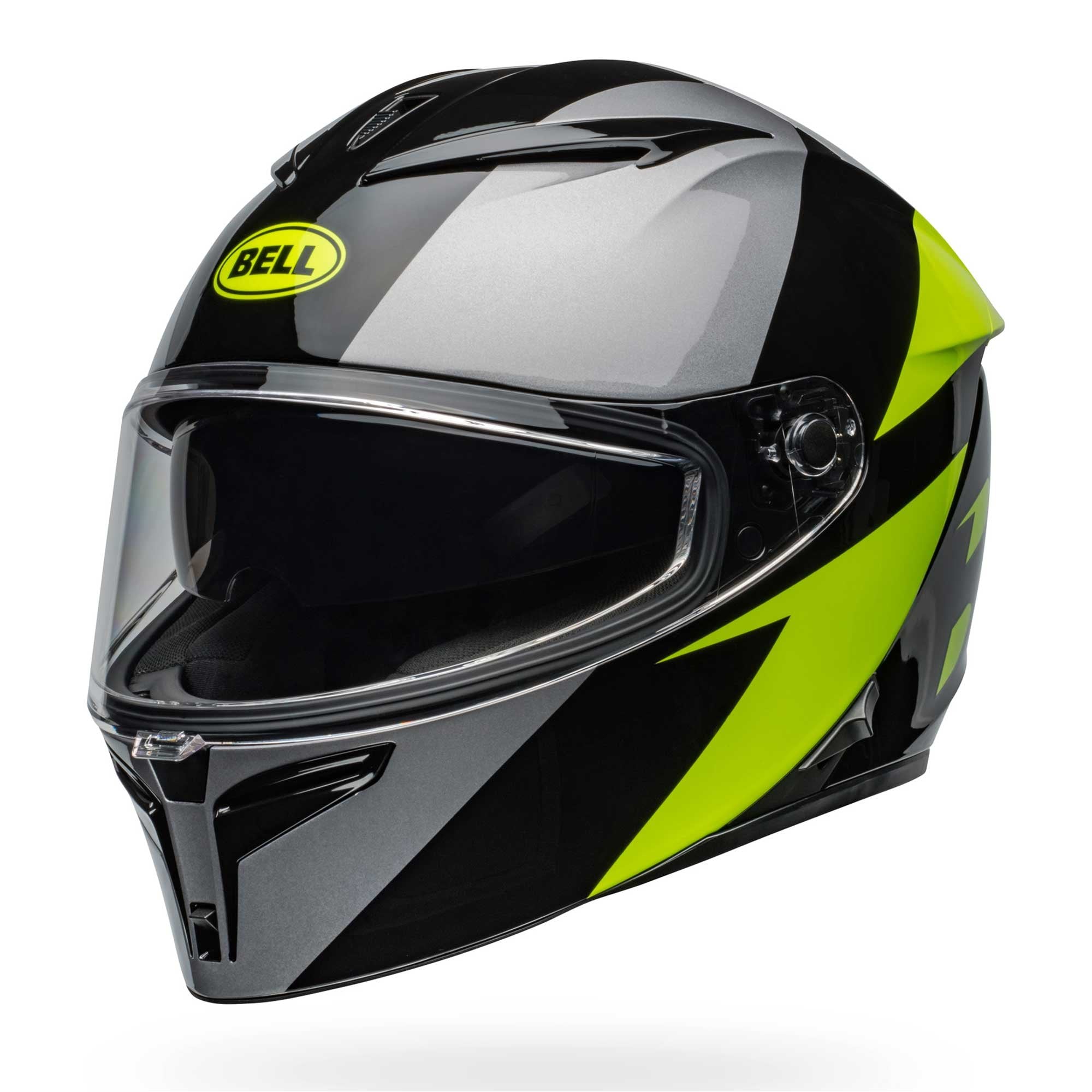 Bell BELL (SALE) Road Helmet - LITHIUM SHEAR (Gloss Black/Grey/Yellow)