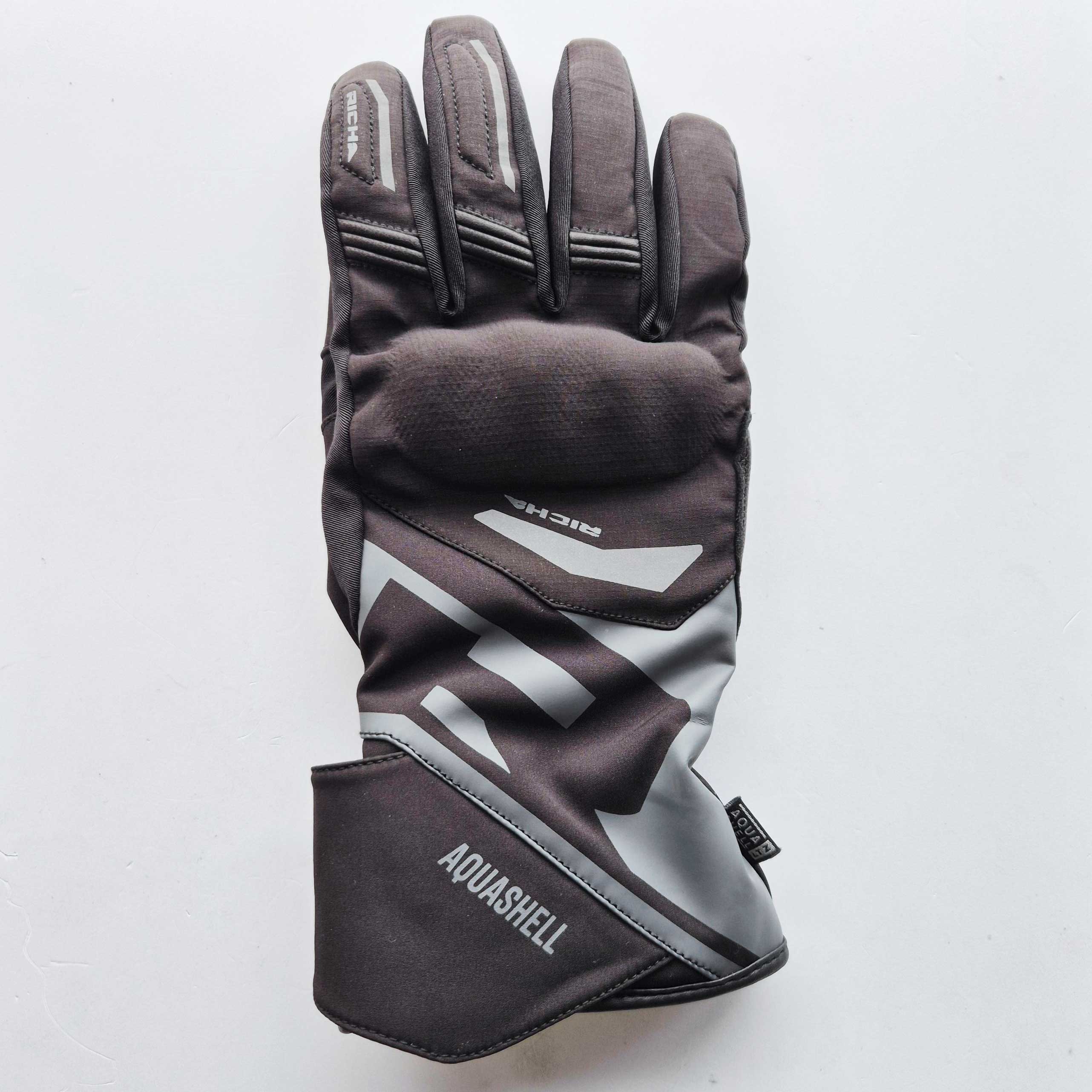 Richa Motorcycle Softshell Gloves - Eternity Waterproof (Black)