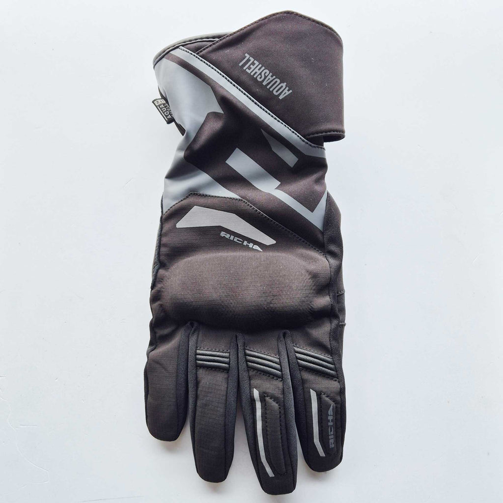 Richa Motorcycle Softshell Gloves - Eternity Waterproof (Black)
