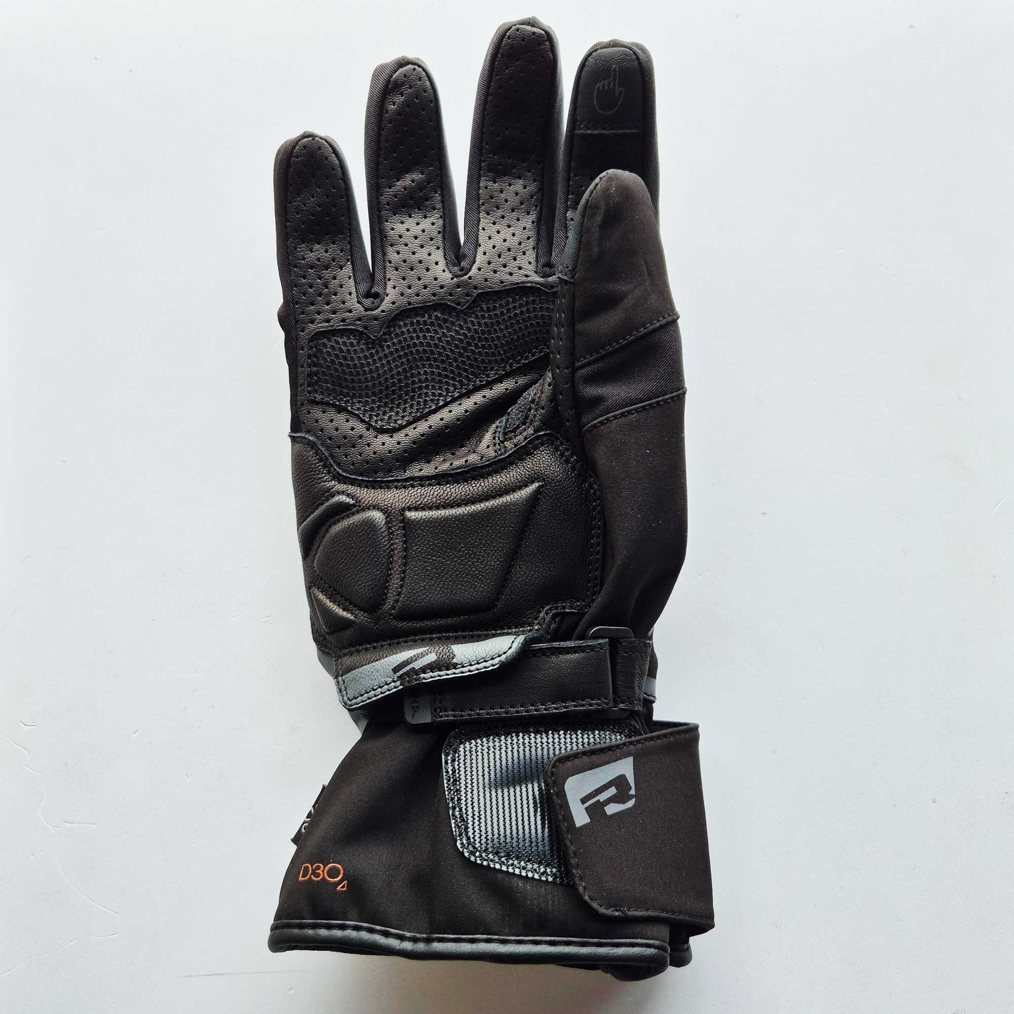 Richa Motorcycle Softshell Gloves - Eternity Waterproof (Black)