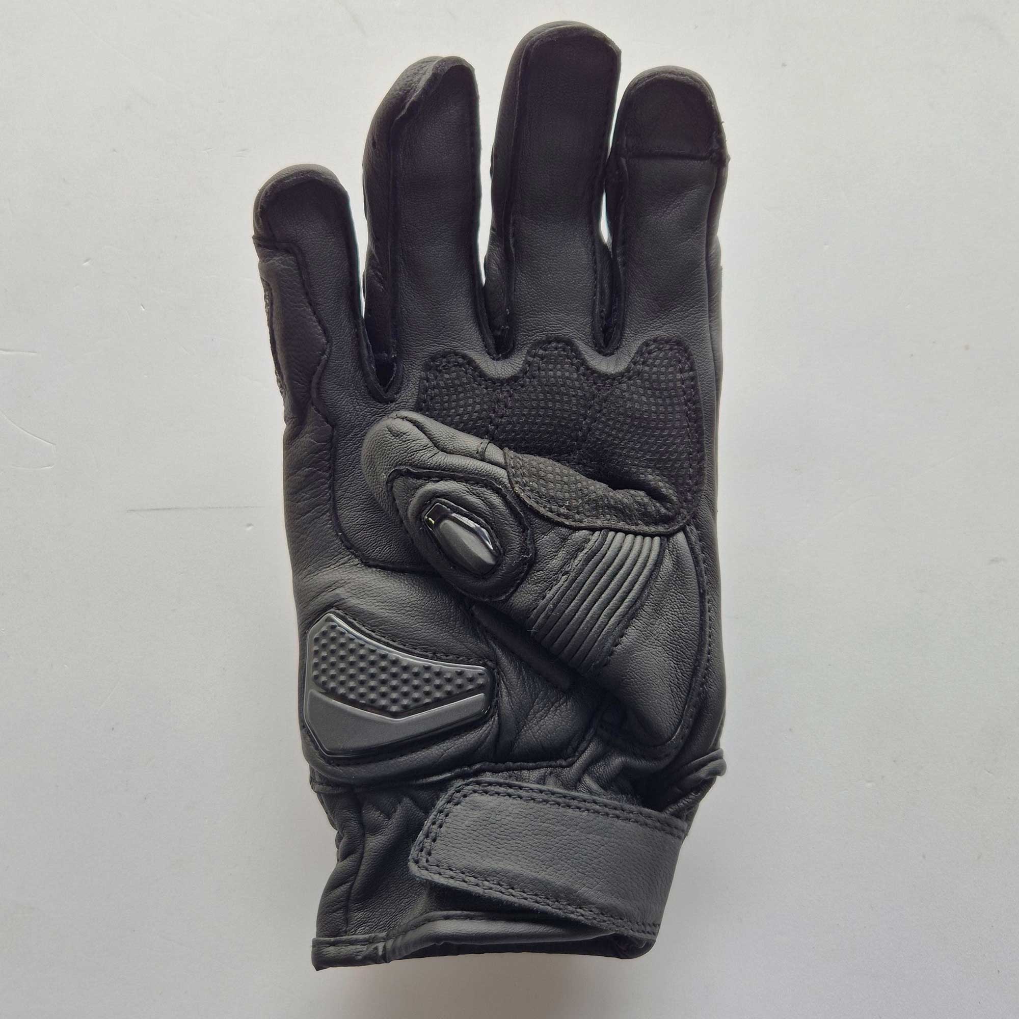 Richa Rock Evo Motorcycle Urban Short Gloves (Black)