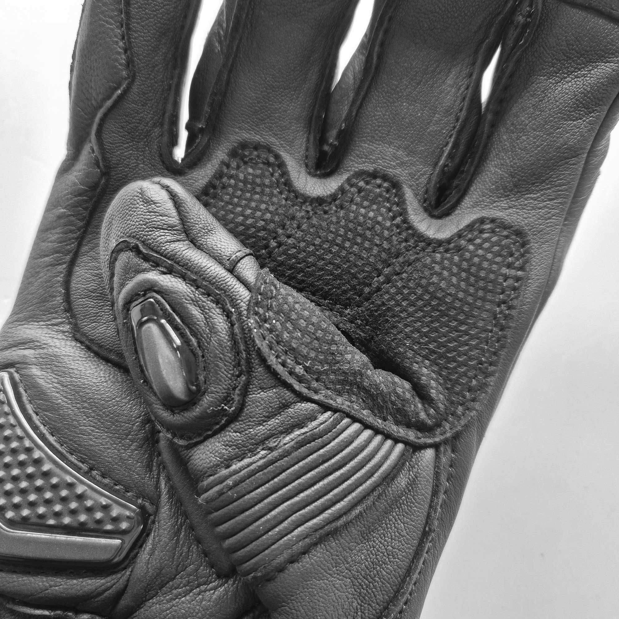 Richa Rock Evo Motorcycle Urban Short Gloves (Black)