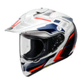 Shoei HORNET ADV 06 Invigorate TC-10 Adventure Helmet (White/Blue/Red)