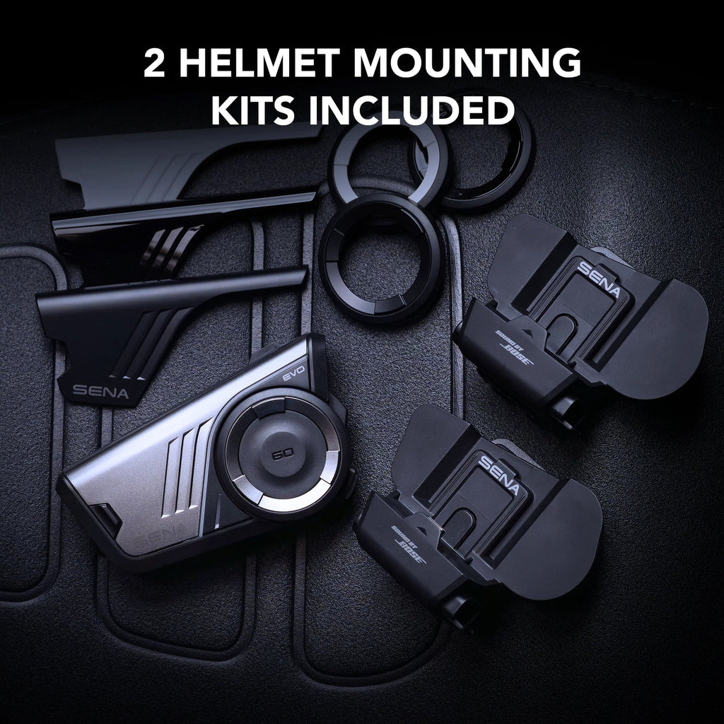 Sena Bluetooth/Mesh Intercom System 60S EVO (Bose) (Wave) - (Single Pack)
