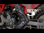 Alpinestars MX Boots - Tech 3 (Bright Red/Dark Blue/Fluo Yellow)