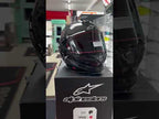 Alpinestars Supertech R10 Solid Motorcycle Race Helmet (Black Carbon Matt / Gloss)
