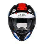 SMK Motorcycle Road Helmet - STELLAR SPORT FLARE GL215 (Black/Blue/Red)