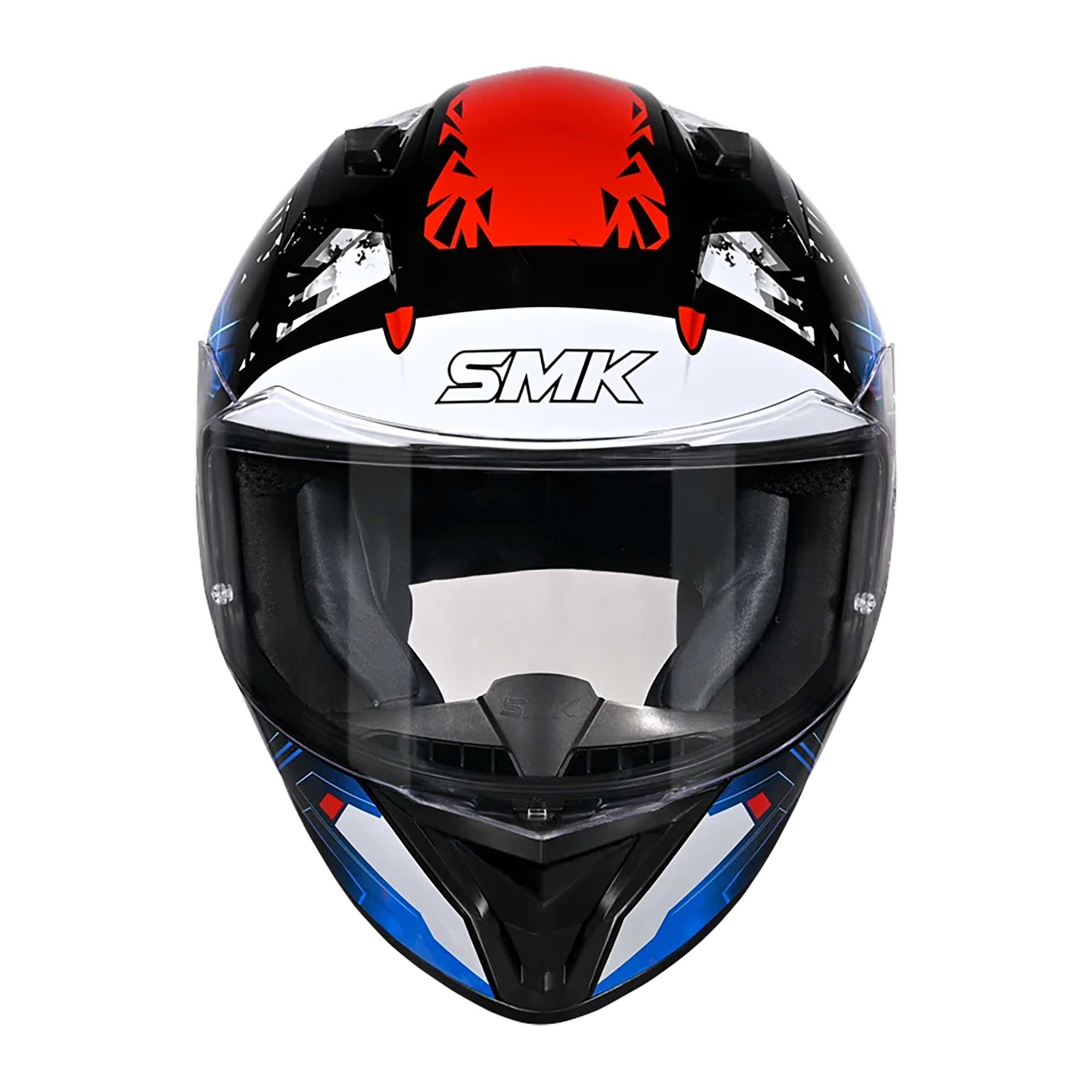 SMK Motorcycle Road Helmet - STELLAR SPORT FLARE GL215 (Black/Blue/Red)