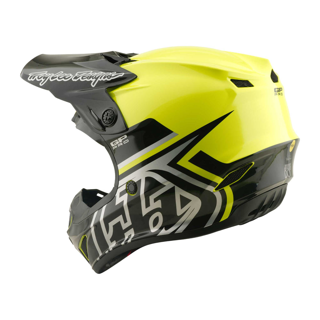 Troy Lee Designs MX | Enduro Youth Helmet - GP PRO MIPS - MONO (Flo Yellow)