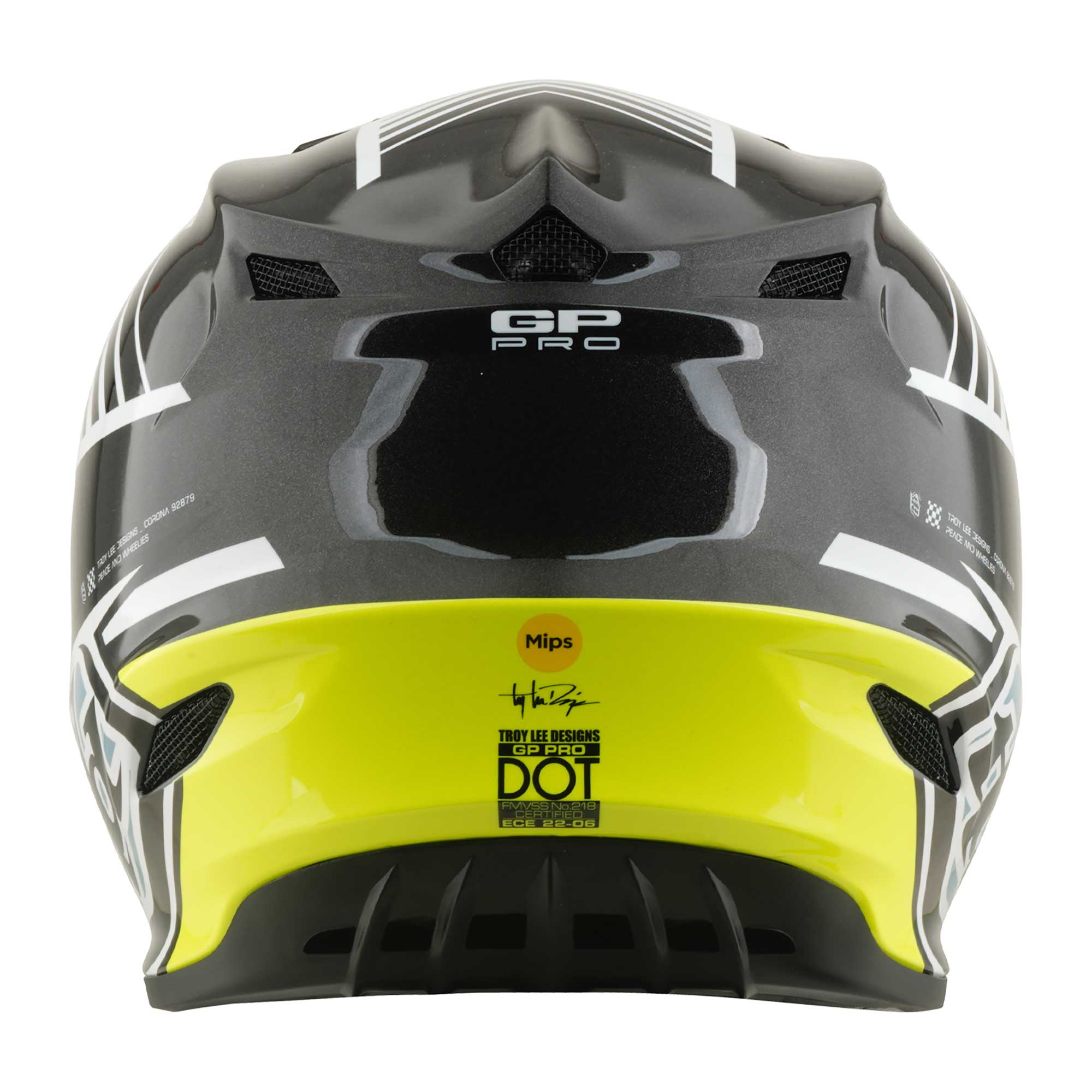 Troy Lee Designs MX | Enduro Youth Helmet - GP PRO MIPS - SEGMENT (Gray)