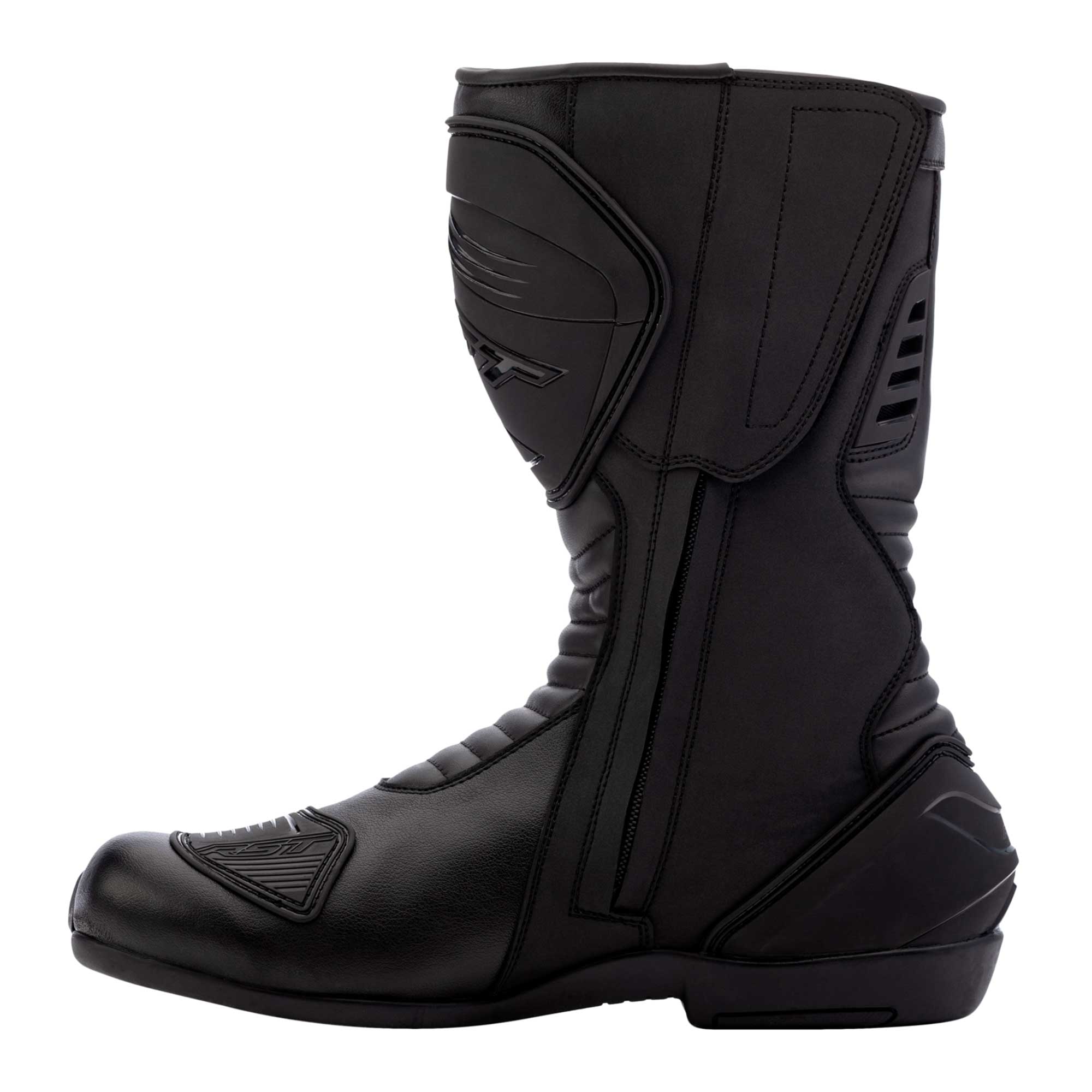 RST Motorcycle Sports Boots - S-1 Mens CE (Black / Black)