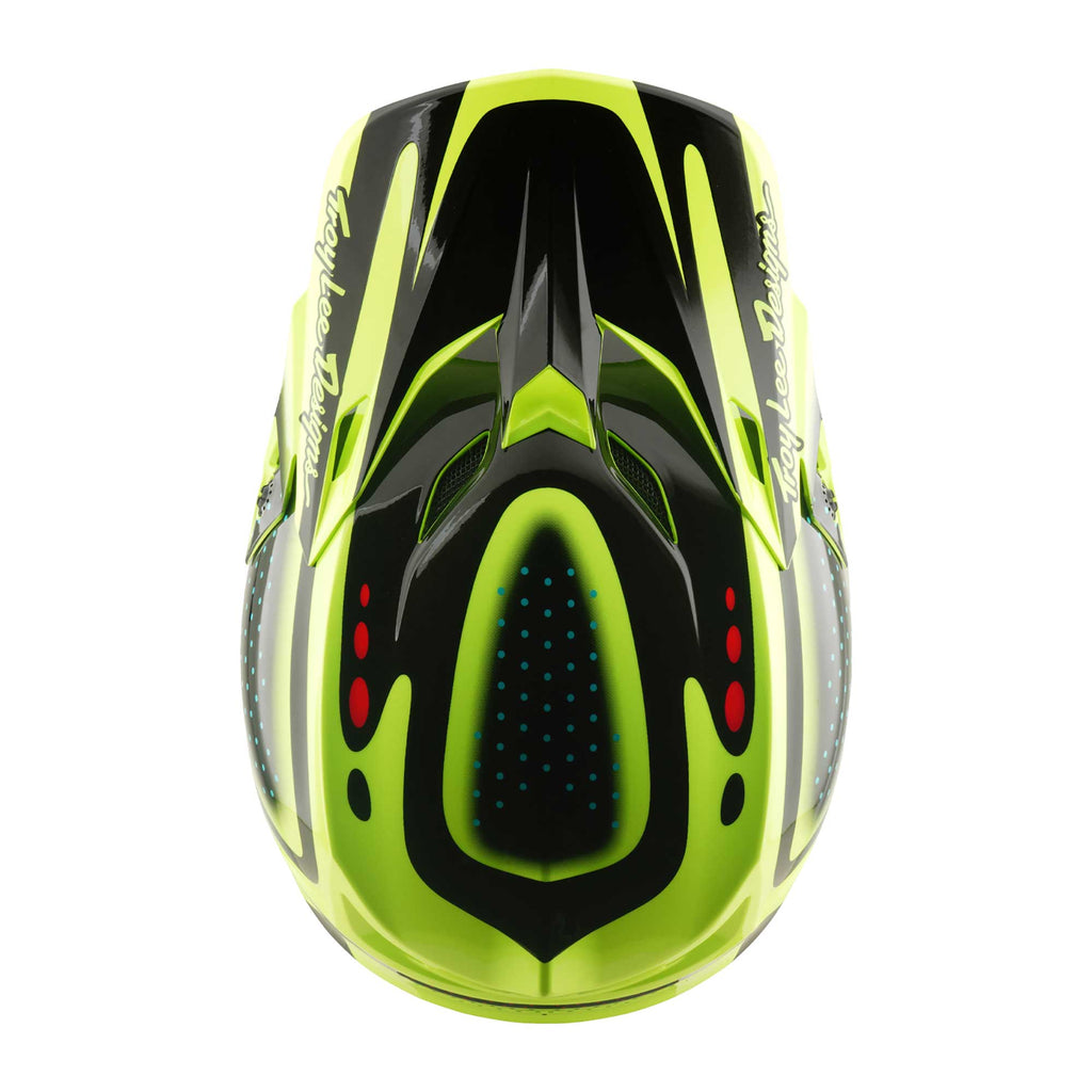 Troy Lee Designs MX | Enduro Helmet - SE5 Polycarbonate MIPS Integra - THE LINE (Flo Yellow)