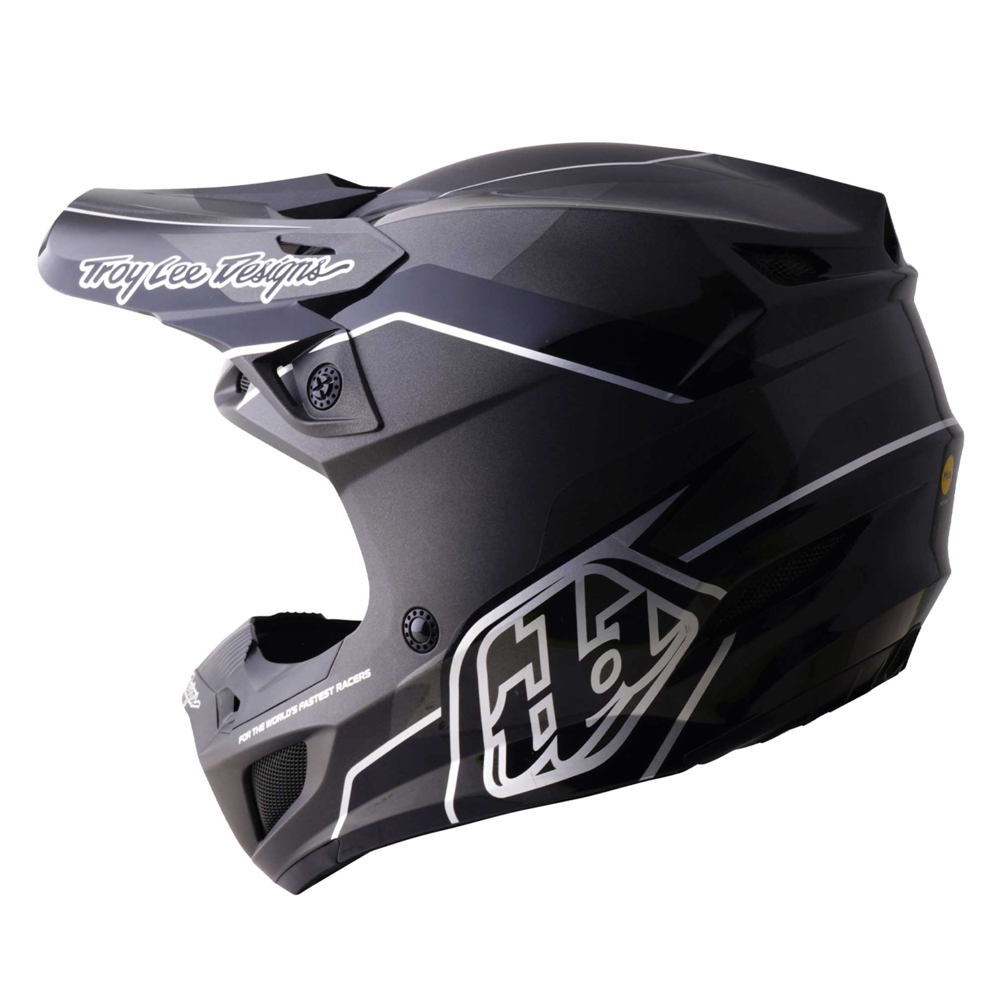Troy Lee Designs MX | Enduro Helmet - SE5 Polycarbonate MIPS Integra - STAND (Black)
