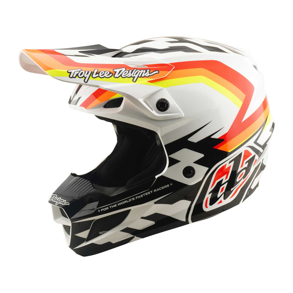 Troy Lee Designs MX | Enduro Helmet - SE5 Polycarbonate MIPS Integra - DASH (Orange)