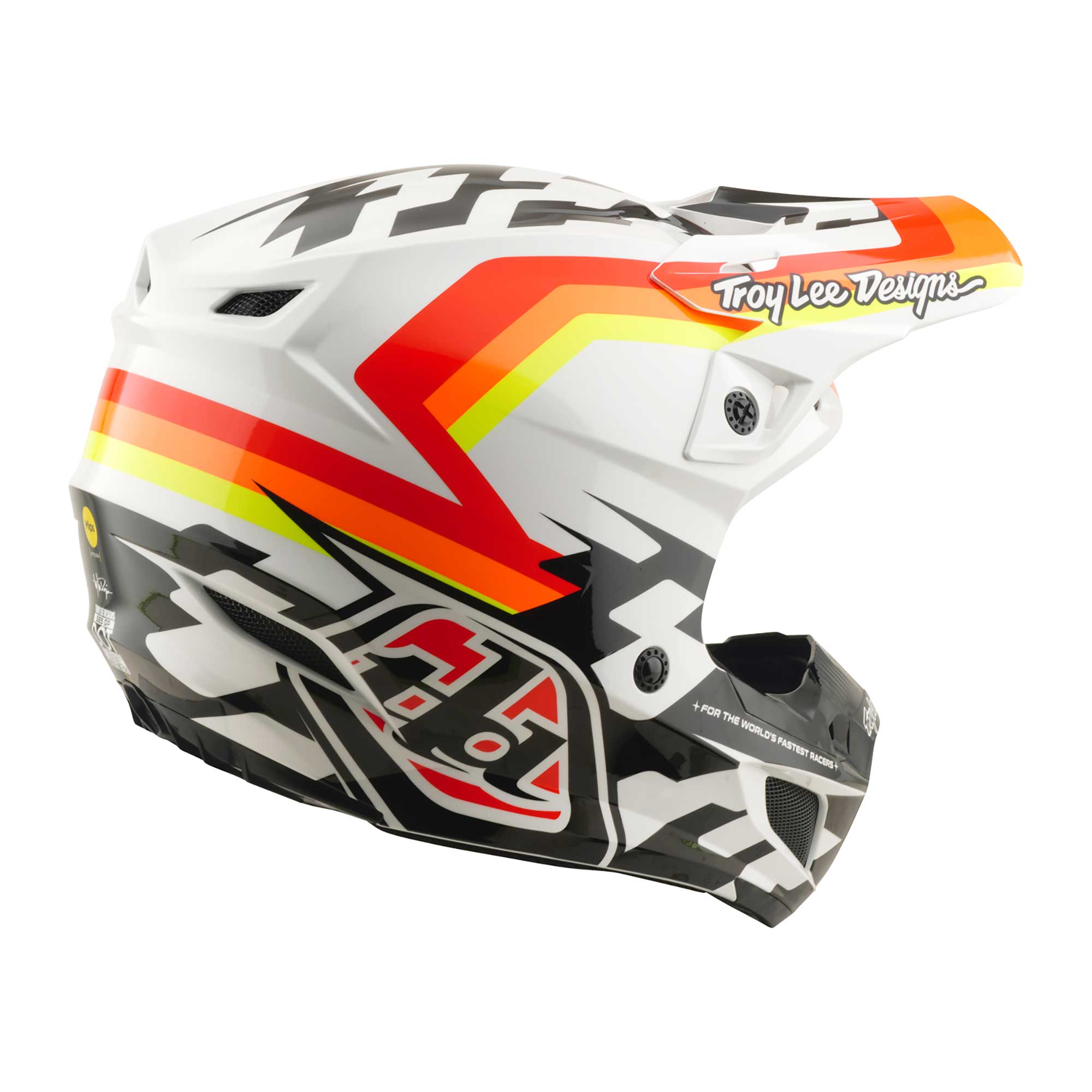 Troy Lee Designs MX | Enduro Helmet - SE5 Polycarbonate MIPS Integra - DASH (Orange)