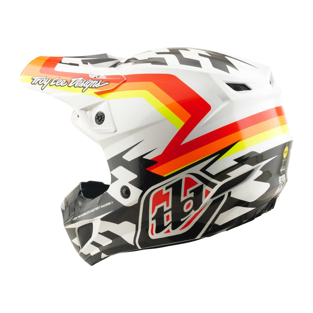 Troy Lee Designs MX | Enduro Helmet - SE5 Polycarbonate MIPS Integra - DASH (Orange)