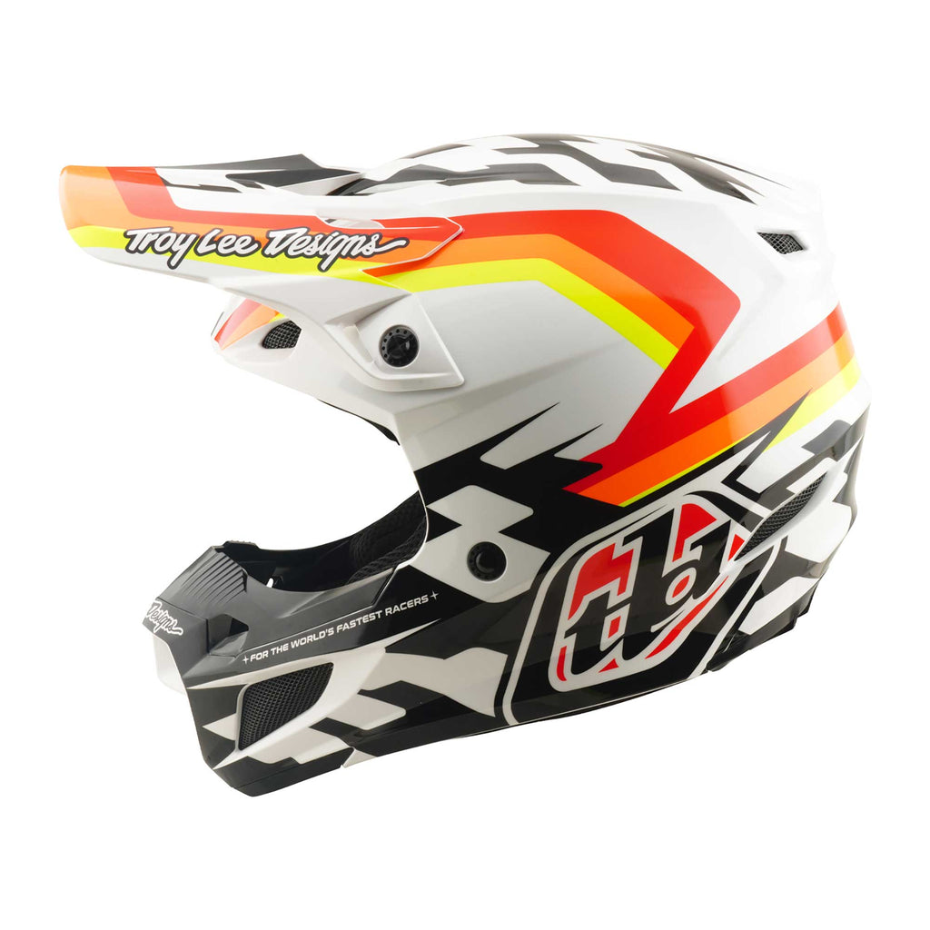 Troy Lee Designs MX | Enduro Helmet - SE5 Polycarbonate MIPS Integra - DASH (Orange)
