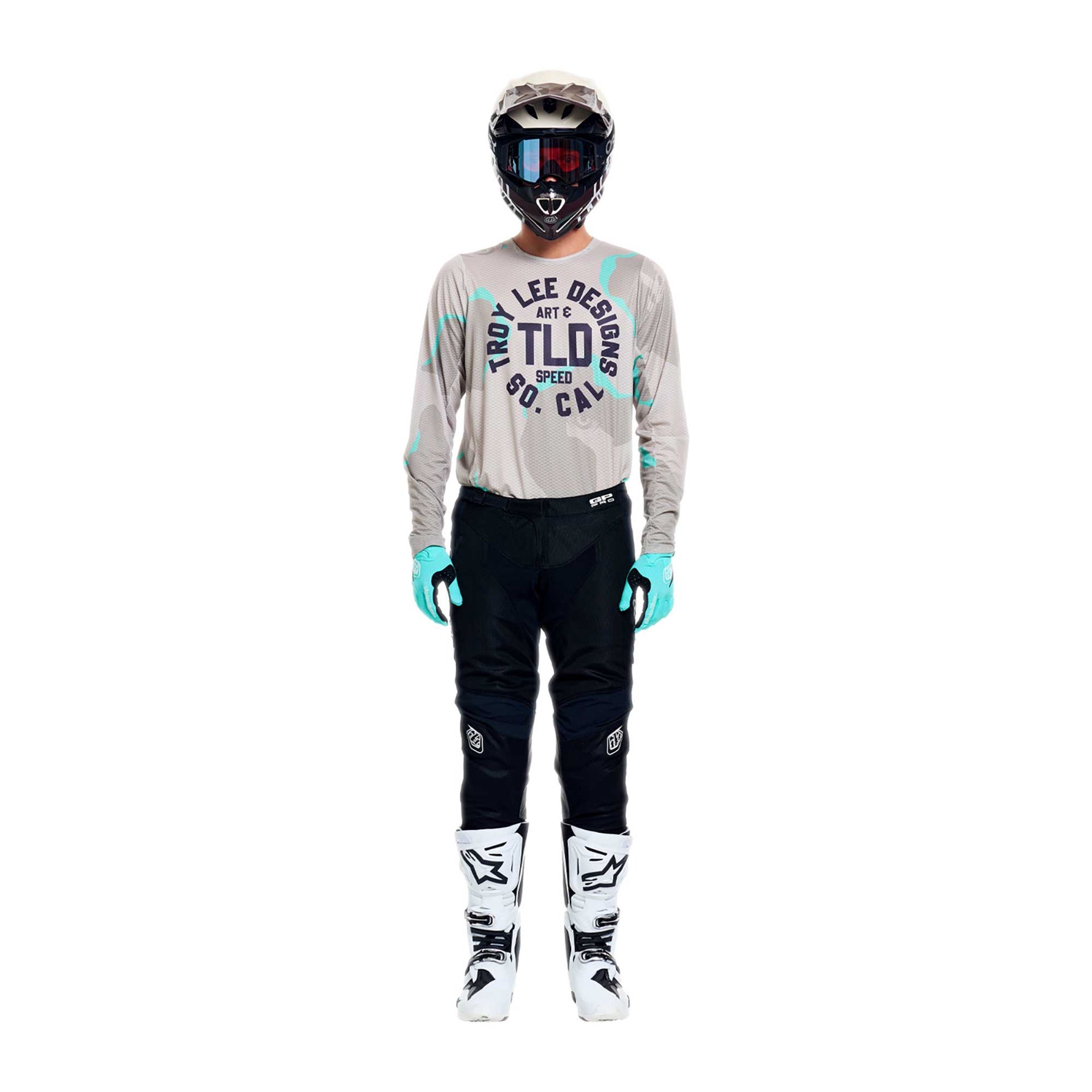 Troy Lee Designs MX GP PRO AIR JERSEY CAMO (Aqua Desert)