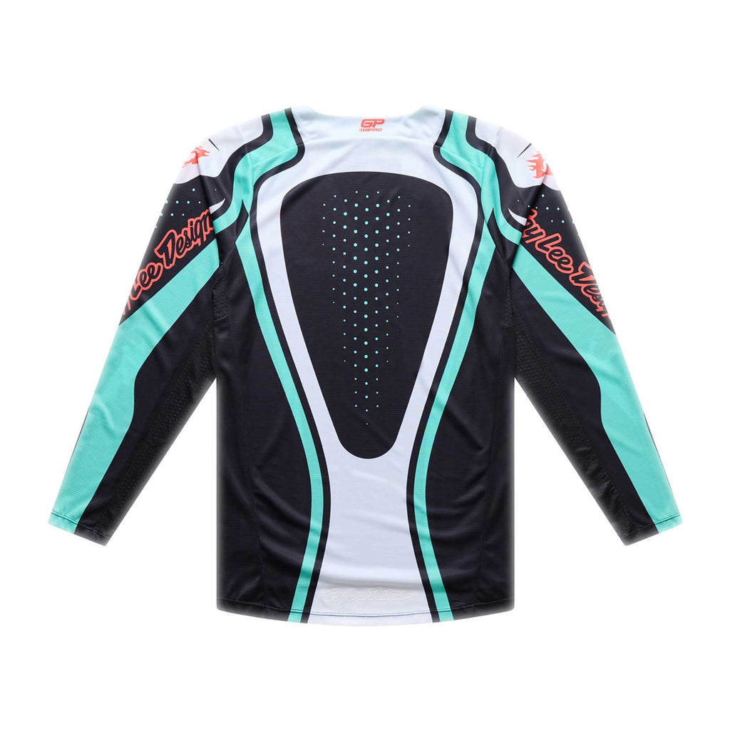 Troy Lee Designs MX Jersey - GP PRO ROLLER (Black / Teal)