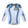 Troy Lee Designs MX Jersey - GP PRO ROLLER (White / Blue)