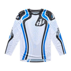 Troy Lee Designs MX Jersey - GP PRO ROLLER (White / Blue)