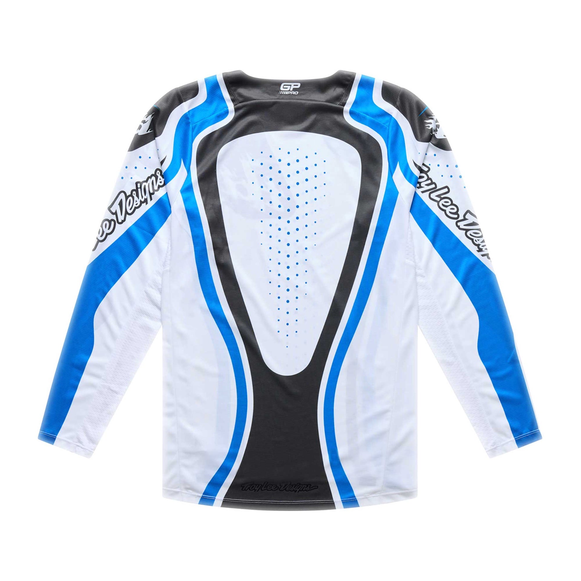 Troy Lee Designs MX Jersey - GP PRO ROLLER (White / Blue)