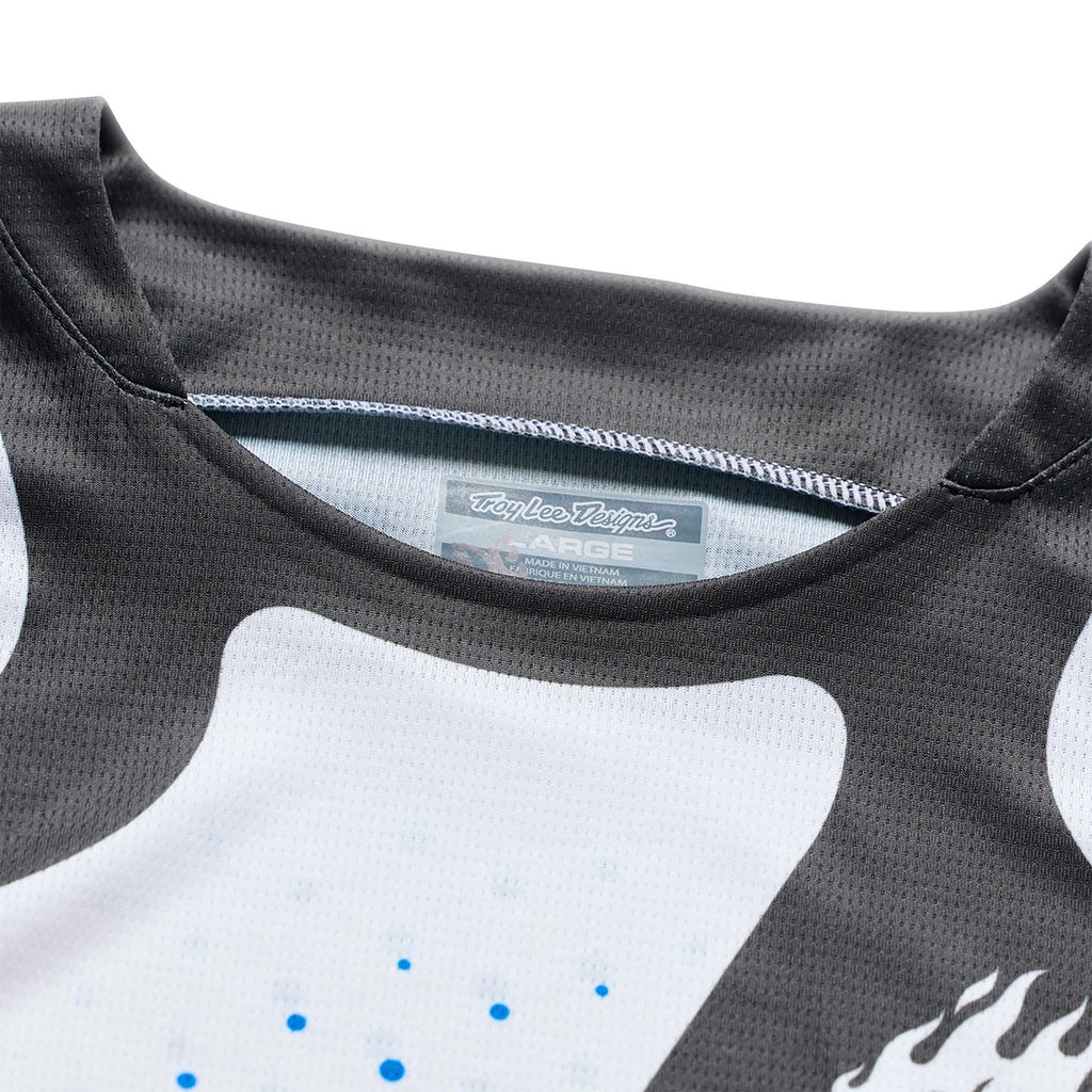 Troy Lee Designs MX Jersey - GP PRO ROLLER (White / Blue)