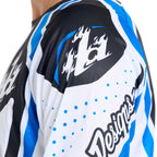 Troy Lee Designs MX Jersey - GP PRO ROLLER (White / Blue)