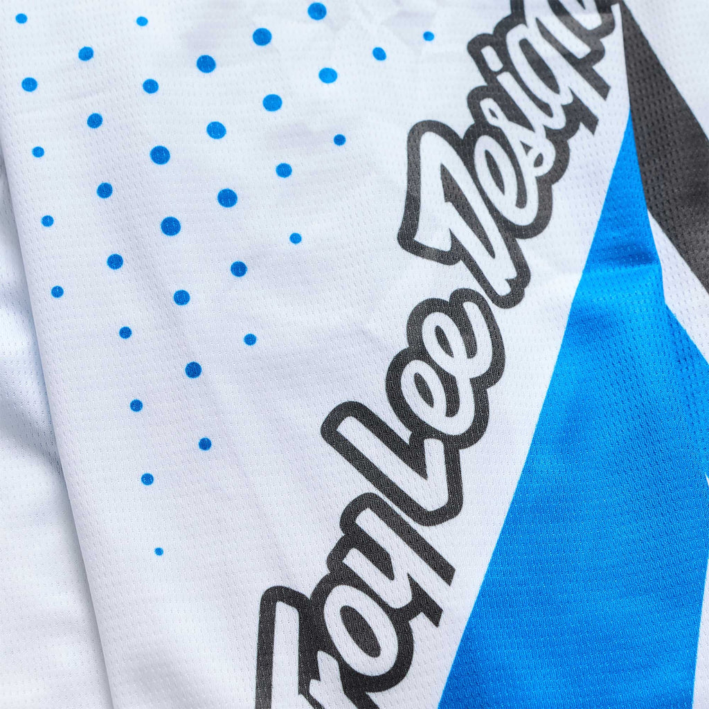 Troy Lee Designs MX Jersey - GP PRO ROLLER (White / Blue)