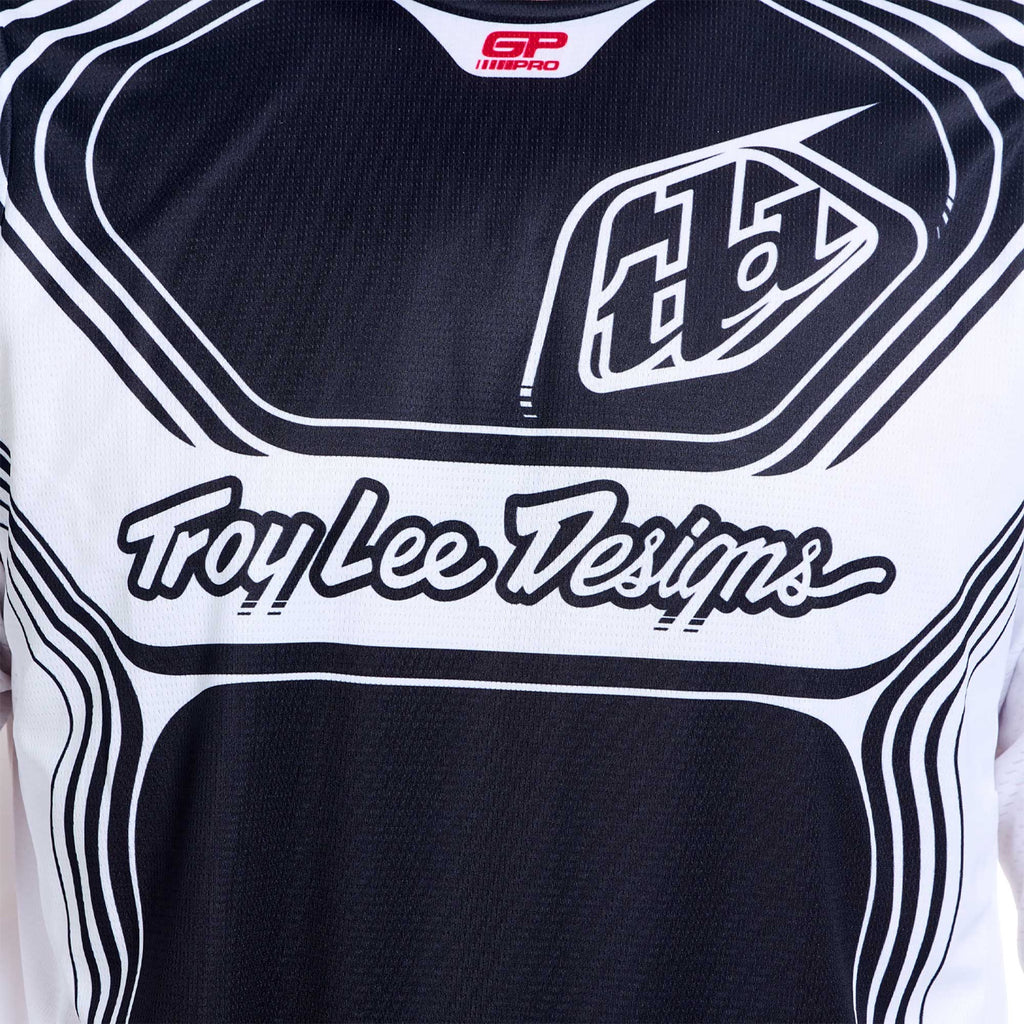 Troy Lee Designs MX Jersey - GP PRO STREAMLINE (Black / White)