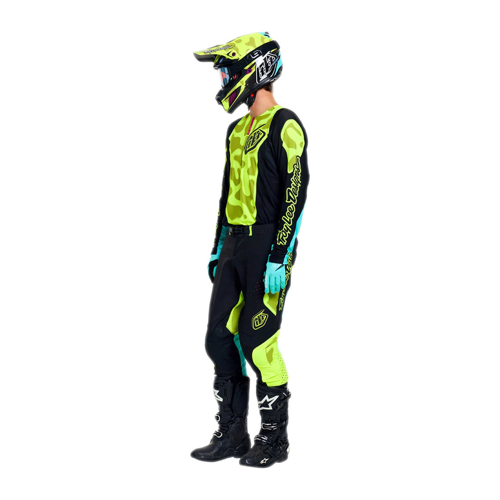 Troy Lee Designs MX Jersey - SE PRO MYTH (Black / Flo Yellow)