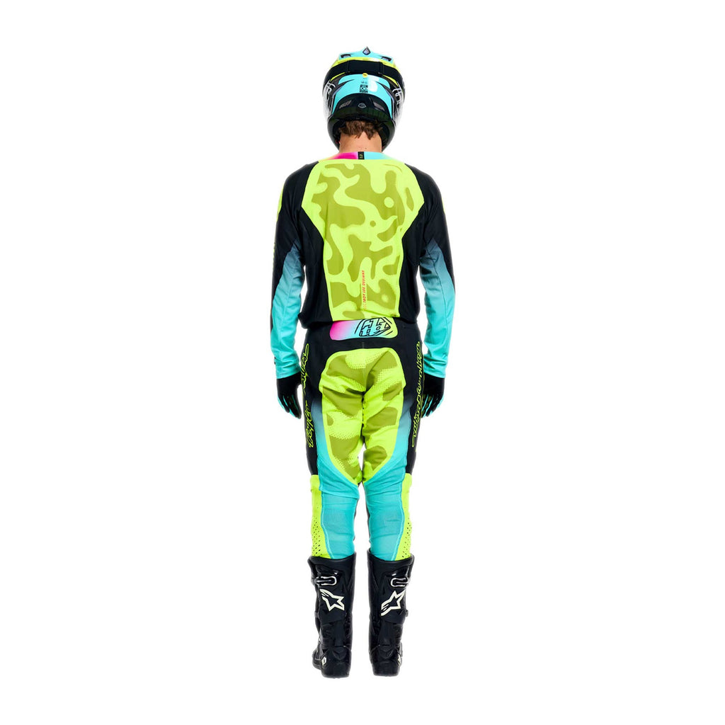 Troy Lee Designs MX Jersey - SE PRO MYTH (Black / Flo Yellow)