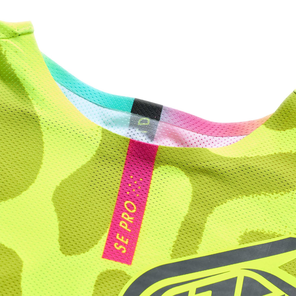 Troy Lee Designs MX Jersey - SE PRO MYTH (Black / Flo Yellow)