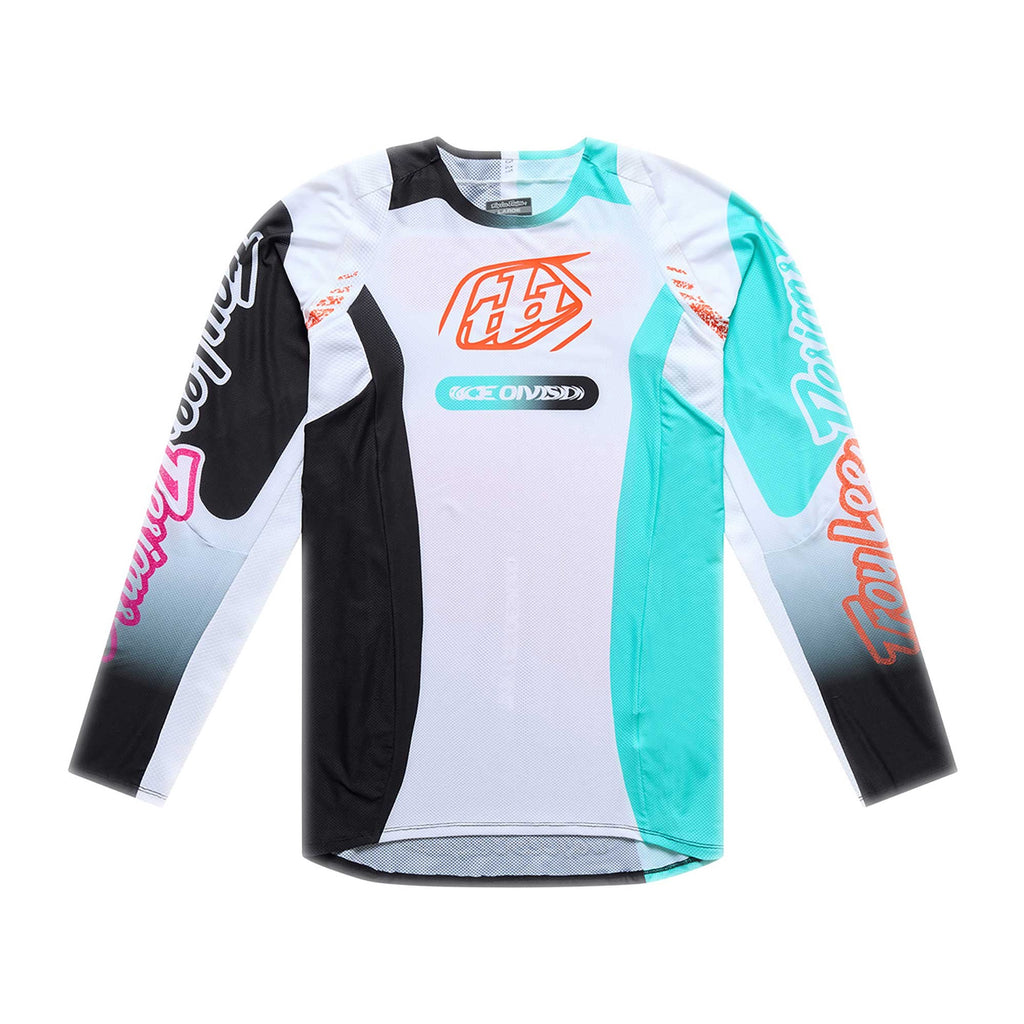 Troy Lee Designs MX Jersey - SE PRO SEVER (White / Teal)