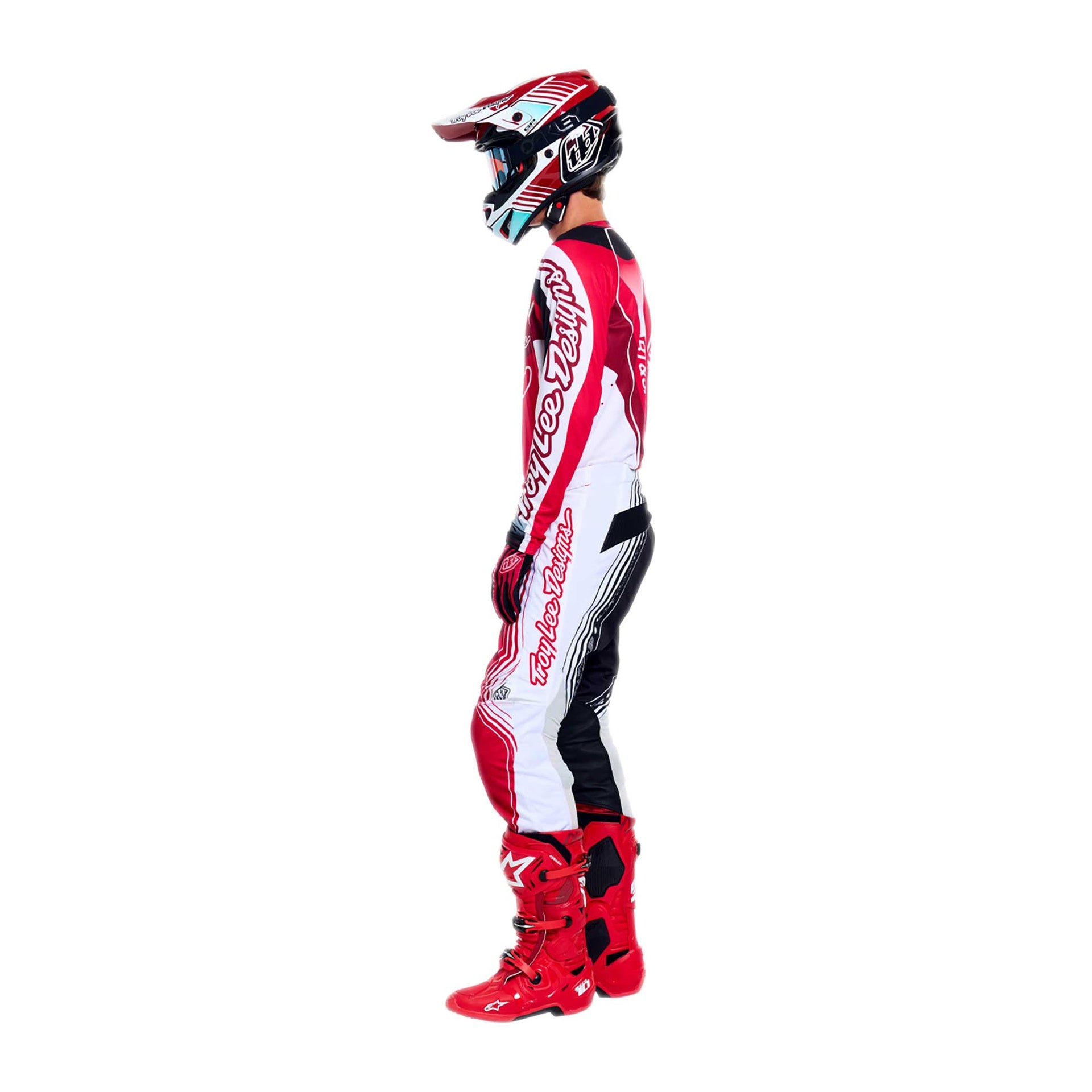 Troy Lee Designs MX Pants - GP PRO STREAMLINE (Red / Black)
