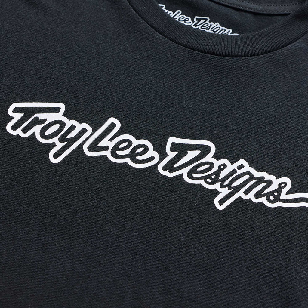 Troy Lee Designs MX T-Shirt Long Sleeve - SIGNATURE (Black)