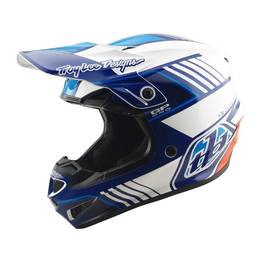 Troy Lee Designs MX | Enduro Helmet - GP PRO MIPS - SEGMENT (Blue)