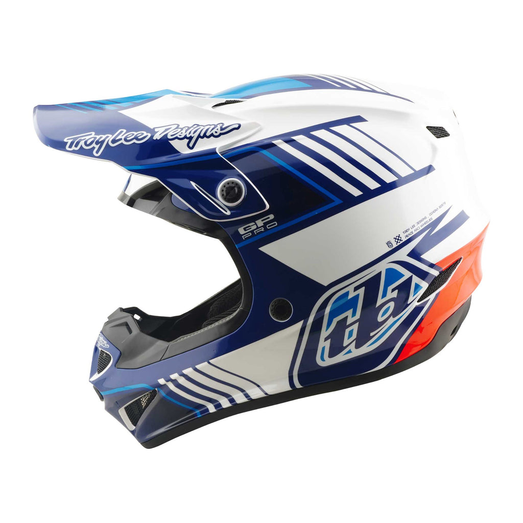 Troy Lee Designs MX | Enduro Helmet - GP PRO MIPS - SEGMENT (Blue)