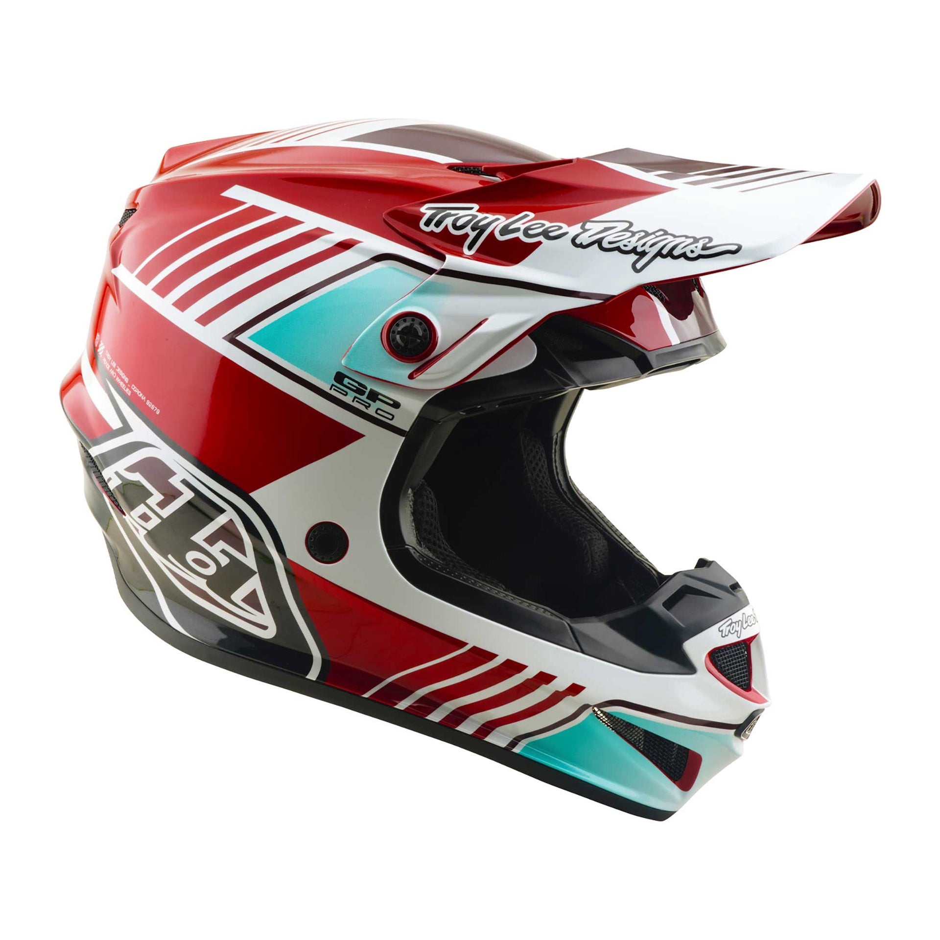 Troy Lee Designs MX | Enduro Helmet - GP PRO MIPS - SEGMENT (Red)