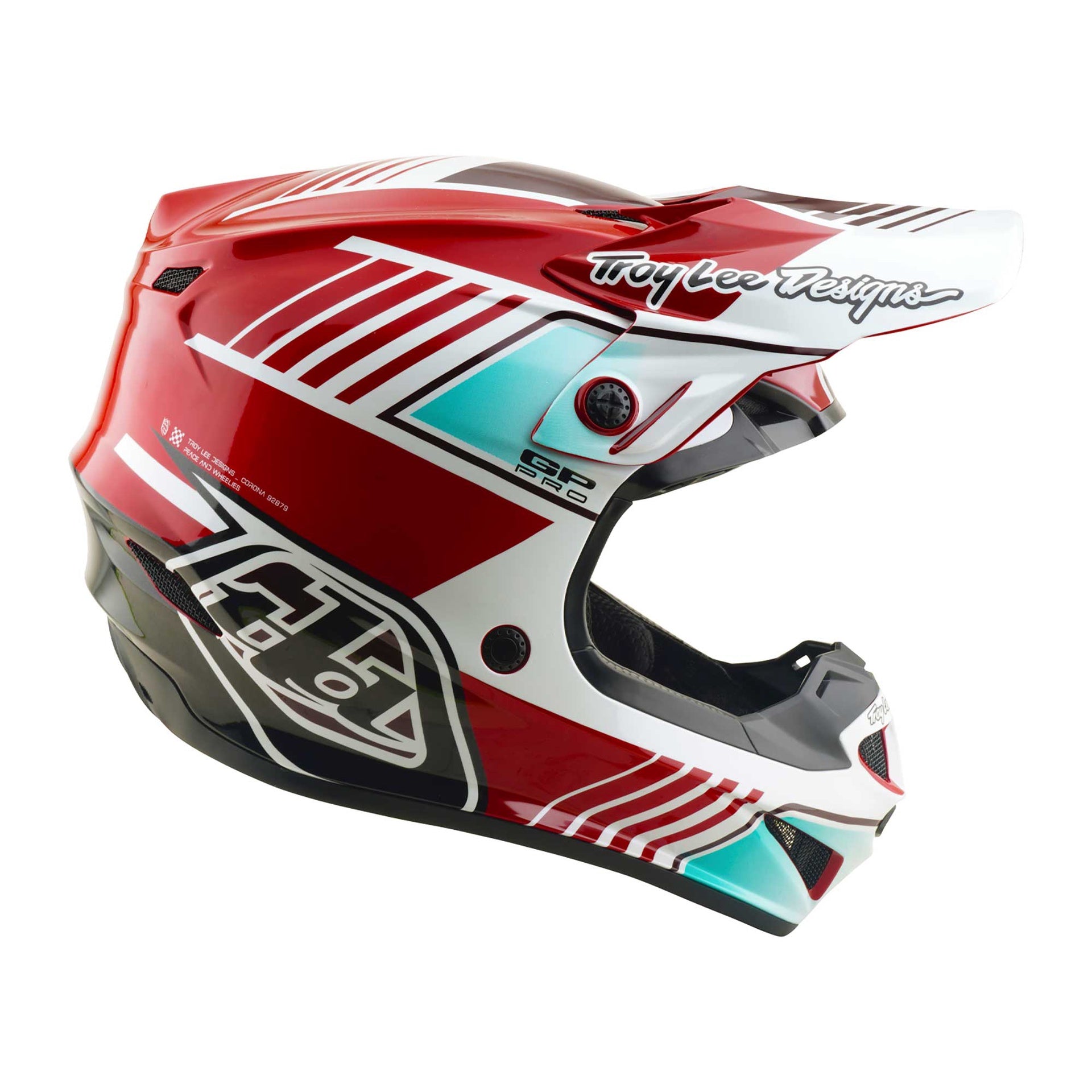 Troy Lee Designs MX | Enduro Helmet - GP PRO MIPS - SEGMENT (Red)
