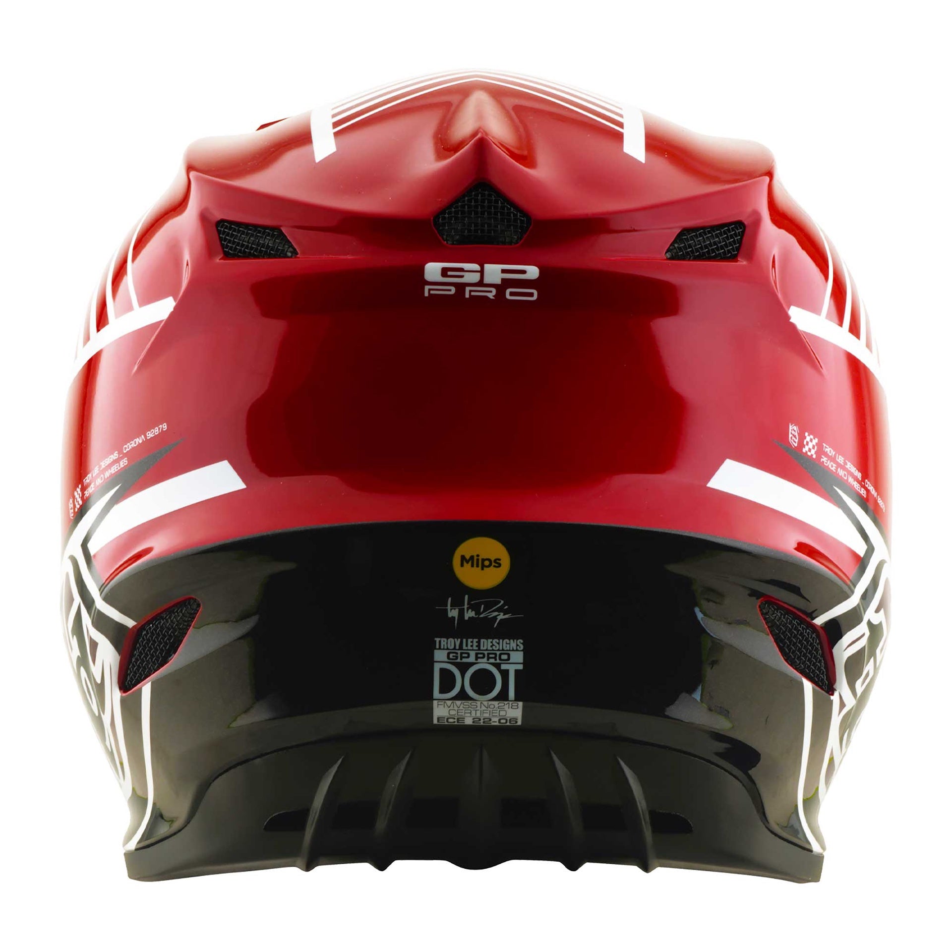 Troy Lee Designs MX | Enduro Helmet - GP PRO MIPS - SEGMENT (Red)