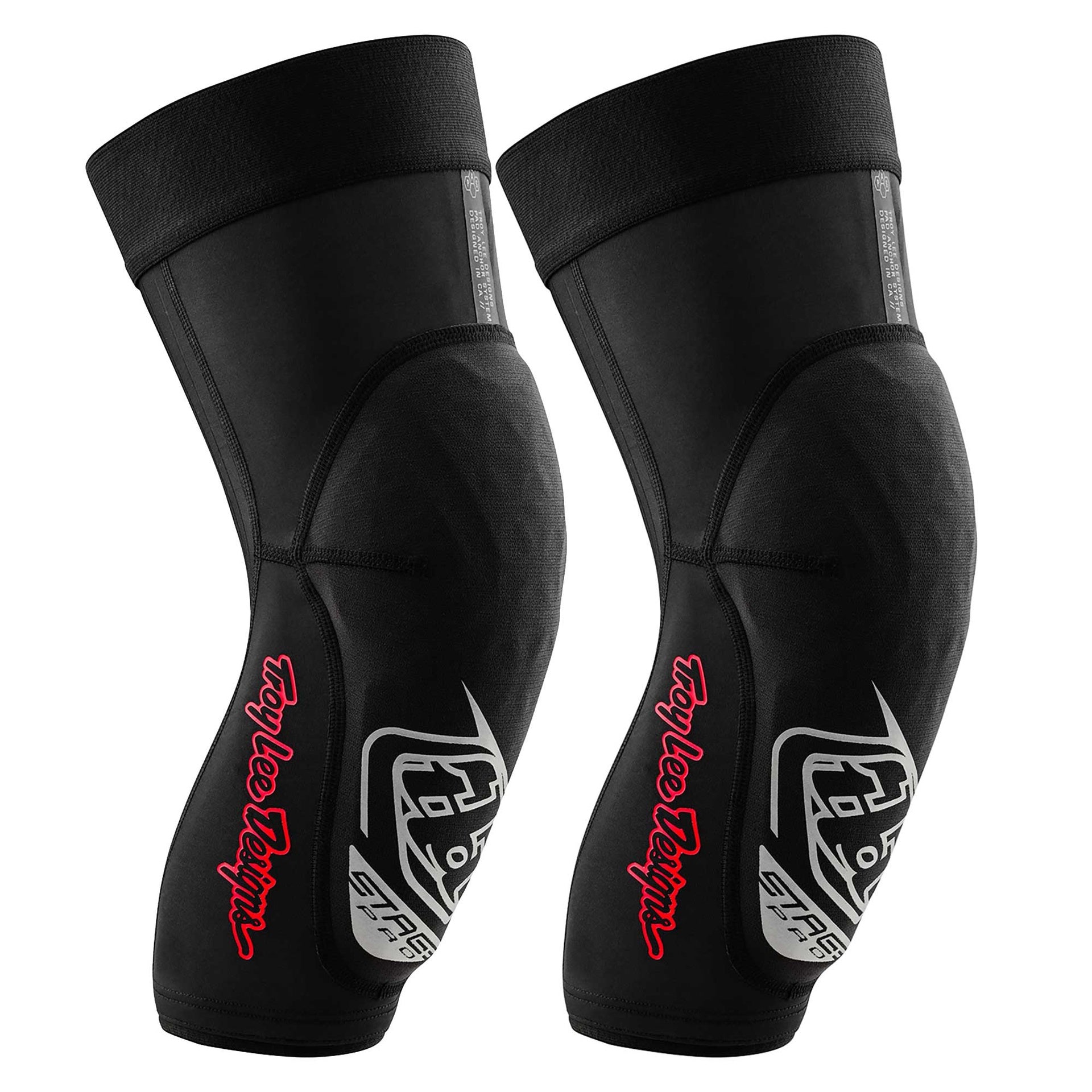 Troy Lee Designs MX | MTB Knee Guards - STAGE PRO (Black)