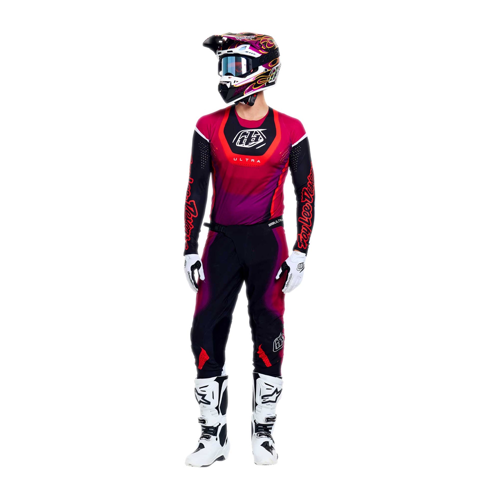 Troy Lee Designs MX | SX Pants - SE ULTRA VISION (Black / Fuchsia)