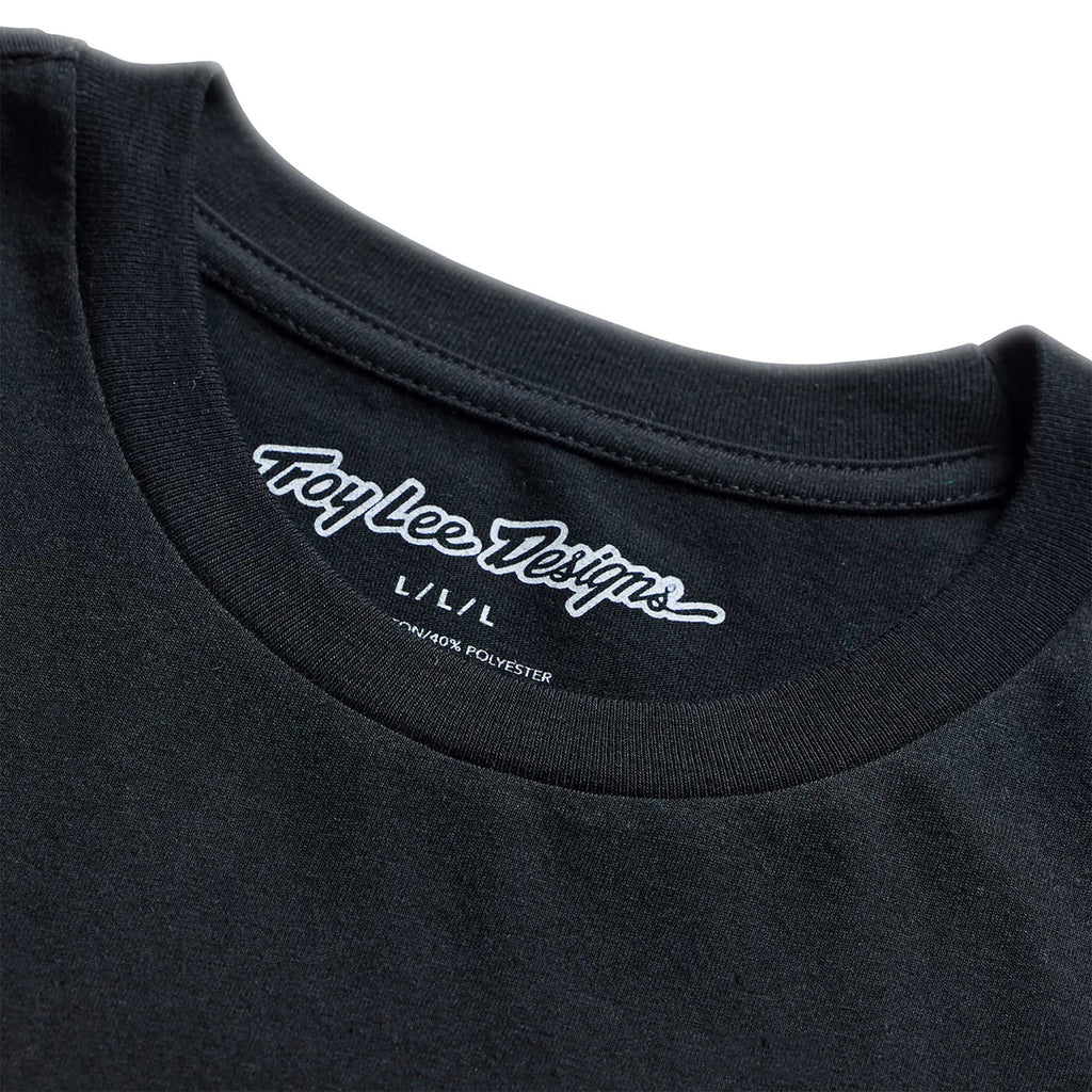 Troy Lee Designs T-Shirt - FEATHER (Black / Black)