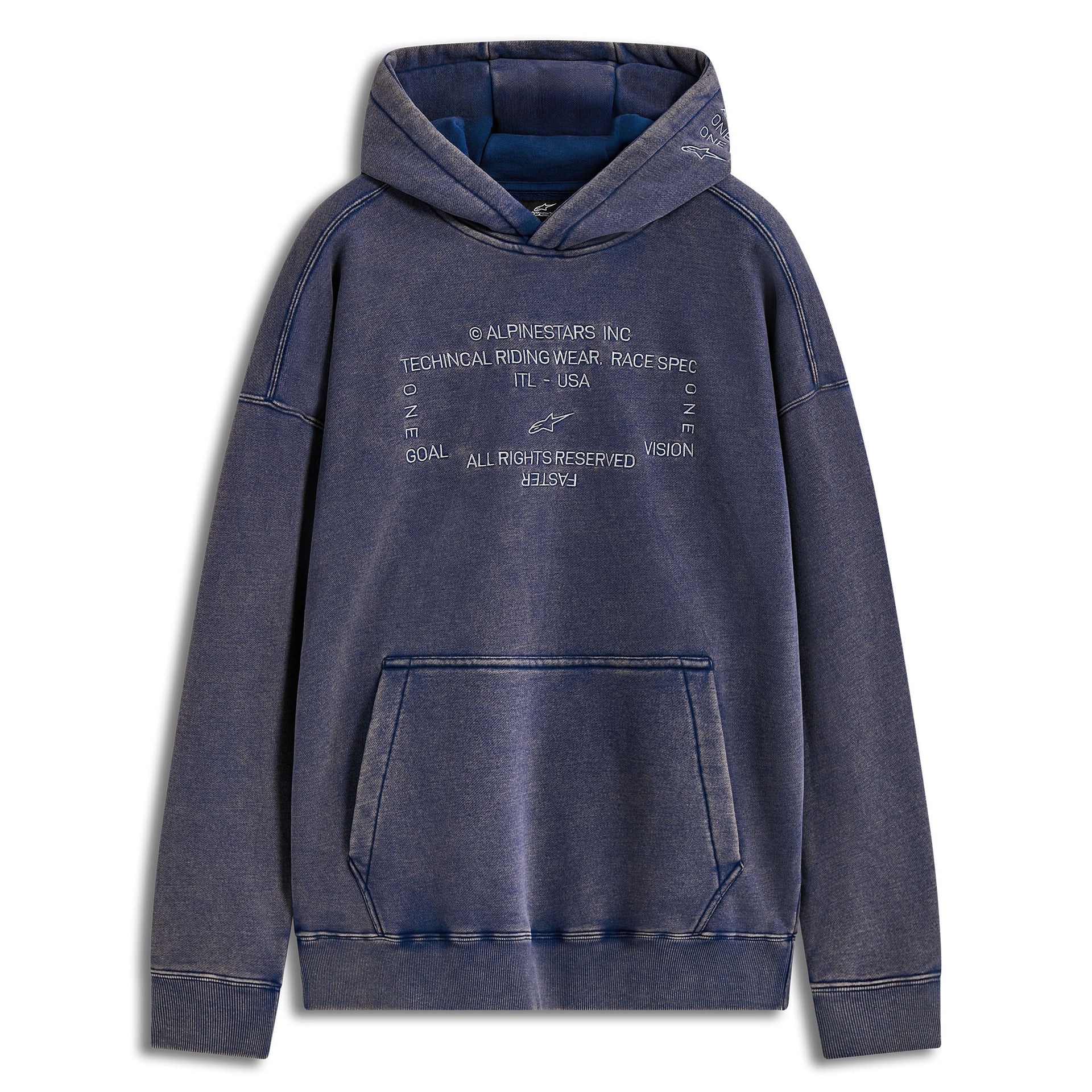 Alpinestars INFINITE Washed OVERSIZED Hoodie (Washed Navy)