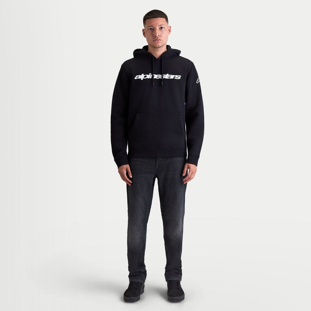 Alpinestars RACE WORDMARK Hoodie (Black/White)