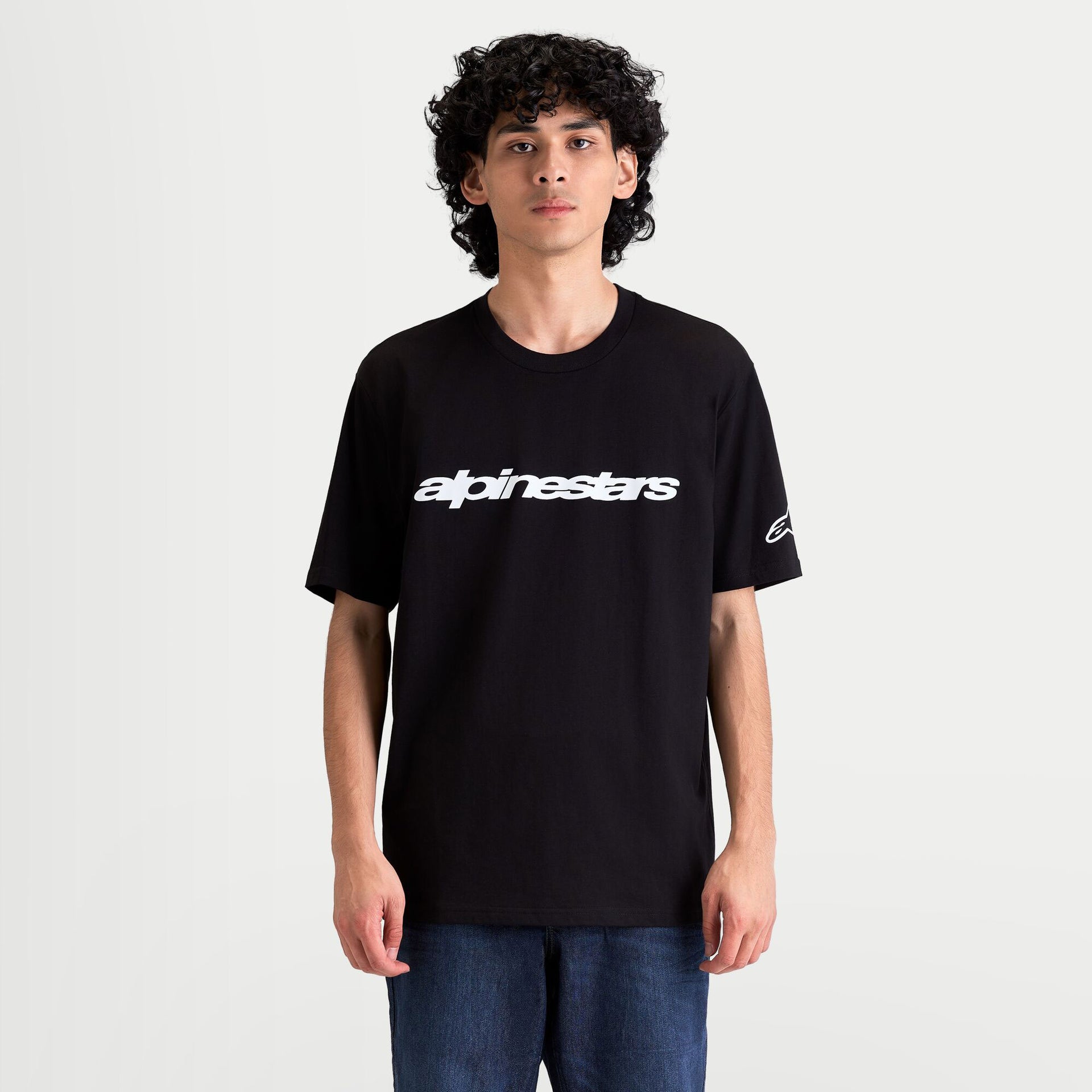 Alpinestars RACE WORDMARK SS CSF T-Shirt (Black/White)