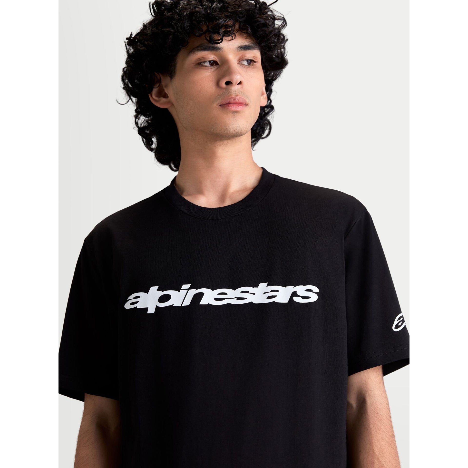 Alpinestars RACE WORDMARK SS CSF T-Shirt (Black/White)