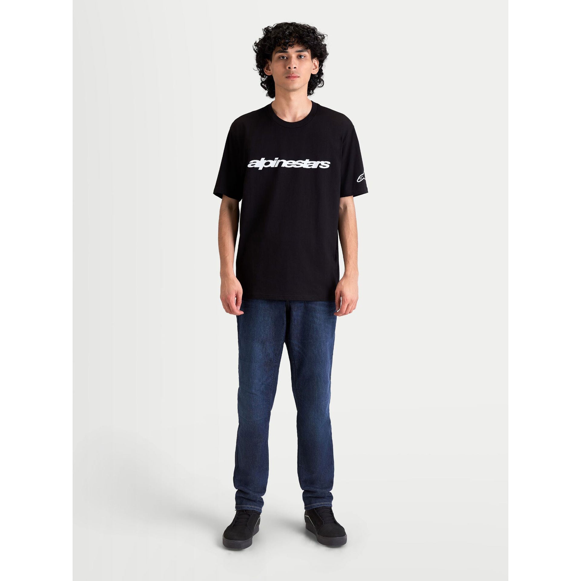 Alpinestars RACE WORDMARK SS CSF T-Shirt (Black/White)