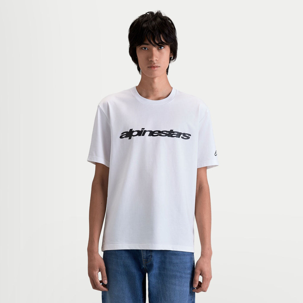 Alpinestars RACE WORDMARK SS CSF T-Shirt (White/Black)